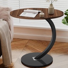 Nussbaum runder einstöckiger Sofa-Beistelltisch lokaler Lagerversand neu runder Tisch Sofa Side Table price