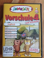 Janosch Vorschule 4 und Schulstart Englisch Lernspiel CD-ROM Preschool Education Software price