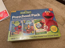 Sesamstraße Dreierpack - beinhaltet Lernen, Spielen & Wachsen, In die Vorschule gehen, El... Preschool Education Software price