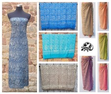 Sarong in PREMIUM QUALITÄT + GRATIS SARONGSCHNALLE, Wickeltuch Pareo Lungi Sari Pareo price
