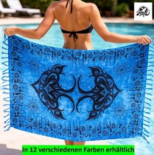 Sarong + GRATIS SARONGSCHNALLE über 300 Designs im Shop Pareo Lungi Wickeltuch Pareo price