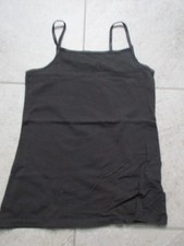 H&M Mädchen Unterhemd Trägertop Gr. 146/152 Baumwolle Stretch schwarz Mädchen-Unterhemd price