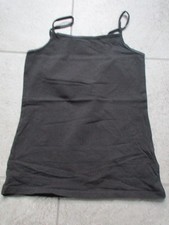 H&M Mädchen Unterhemd Trägertop Gr. 146/152 Baumwolle Elasthan schwarz Mädchen-Unterhemd price
