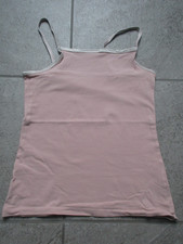 H&M Mädchen Unterhemd Trägertop Gr. 146/152 hautfarben Baumwolle Stretch Mädchen-Unterhemd price