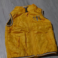 Jungen Steppweste Gelb Gr. 86 ärmellos Reißverschluss kurz Polyester Jungen-Weste price