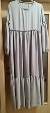 schöne Damen Abaya Maxikleid Einheitsgröße in grau Abaya price