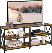 TV-Ständer für Fernseher bis 65 Zoll, TV-Gerät mit offenen Ablageablagen, TV-Schrank fo TV Unit / Stand price