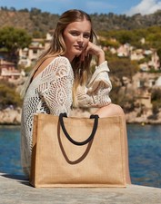 Classic Jute Shopper 42 x 33 x 19 cm | Westford Mill | W407 Aktentasche price