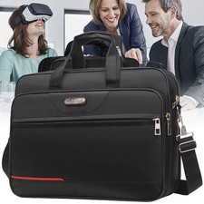 Umhängetasche Flugbegleiter Tasche Messenger Arbeitstasche Herrentasche Schwarz Aktentasche price