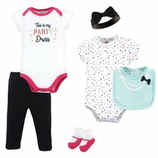Little Treasure Ropa Set, 6-Piece Set, Vestido de Fiesta Ropa Set de niña price