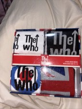 Paquete de 4 calcetines The Who para hombre NUEVO regalo banda de rock británica música de Londres talla 10-13 Suba Calcetines price