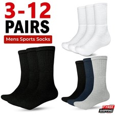 3-12 pares de calcetines deportivos para hombre acolchados de algodón para trabajo diario calcetines Reino Unido 6-11 Suba Calcetines price