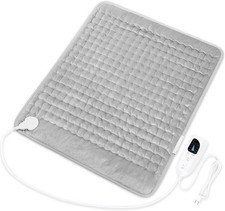 Almohadilla térmica eléctrica para alivio del dolor de espalda y calambres 24"x20"6 niveles apagado automático Eléctrico Blankets price