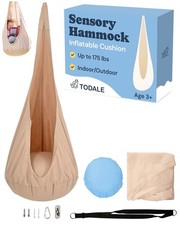 Columpio sensorial Todale - Paño crema - Silla hamaca y cápsula sensorial - Interior/exterior... Hamaca Funda para bebé price