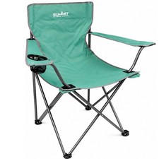 1 x Silla de Camping Plegable Adulto Asiento Verde Pesca Tumbona Playa Jardín y Estuche Folding Silla price