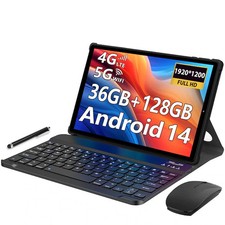 Tablet 10.1" Negra, Android 14.0, 36(12+24)GB RAM, Mini PC, Negra Tablet PC price