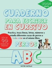 Castillo - Cuaderno para escribir de Perros en Cursivo  Practica tr - X555z Handwriting Cuaderno price