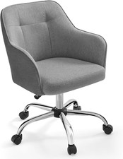 Silla de Escritorio Giratoria, Altura Ajustable, Reposabrazos, Capacidad de Carga 110 Kg, Forro Algodón Oficina Silla price