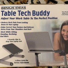Nueva mesa de trabajo ajustable Doohickey TABLE TECH BUDDY para computadora portátil Multi de Trabajo Escritorio price