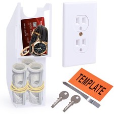 Toma de Pared Oculta Seguro Poliestireno Pared Desvío Seguro Fácil Instalación Oculto... Outlet Seguridad Cerradura price