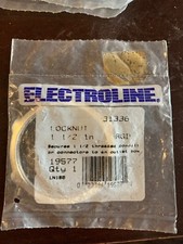 TUERCA 1.5" conducto seguro/conector a caja de salida ¡NUEVO! 19577 Electroline 31336 Outlet Seguridad Cerradura price
