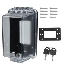 Cubierta de salida de seguridad para bebés caja-bloqueo con llave para una prueba mucho mejor para niños pequeños más fácil... Outlet Seguridad Cerradura price