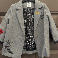Blazer Disney Edición Especial Cruella de Vil 5 6 Años 101 Dálmatas Villian Jacket de niña price