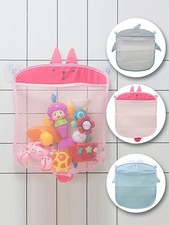 Juguete de baño de bebé grande organizador ordenado malla red almacenamiento bolsa soporte baño Reino Unido Baño Red para bebé price