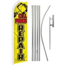 Teléfono Móvil Reparación Negro Amarillo Súper Swooper Bandera & Polo Kit & Móvil Teléfono Reparación Kit price
