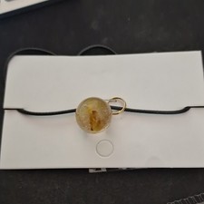 Colgante Esfera Rutilo Dorado Alto Gracle. Oro Collar price