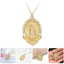 Collar María Cristiano Religioso Collar Joyería Mujer Colgante Collar Oro Collar price