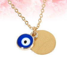 Collar Dama Aleación Simple Ojo de Diablo Joyería Moda Collar Creativo Oro Collar price