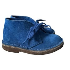 J CREW Crewcuts Niños Botas Macalister En Azul Gamuza Cuero Zapatos 79394 Talla 9 K9 Patucos de niño price