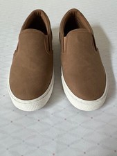 Zapatos Mocasines Place Sin Cordones Niños Jóvenes Talla 1 Marrón Punta Redonda Parte Superior Baja Patucos de niño price