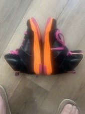 Jordan Flight Zapatillas Altas Niños Negro Naranja Rosa Con Cordones Talla 12 Patucos de niño price