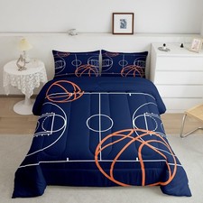 Juego completo de edredón de cancha de baloncesto Feelyou para niños adolescentes Youth Habitación Set price