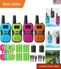 Walkie Talkies para Niños - Paquete de 4 Recargables: Walky Talky para Niños con Char... Youth Habitación Set price