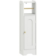 Armario de Baño Estrecho Mueble Auxiliar de Baño con Estante Ajustable y Portarr Mueble de baño price