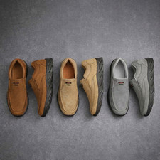 Zapatos Casuales De Cuero Para Hombres Mocasines Transpirables Planos De Cuero Classic Zapatos de hombre price