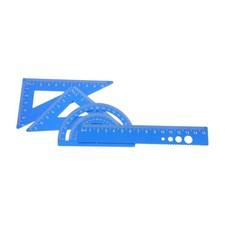Kit Transportador y Regla Escala Triangular Set Herramientas de Dibujo Medición Set de medición y dibujo price