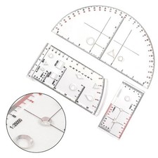 Juego de reglas de operación de posición para dibujo de geometría y actividades de lectura de mapas Set de medición y dibujo price