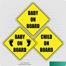 Adhesivo de seguridad para bebés a bordo para niños letreros de vehículos de automóvil niño a bordo On a Bordo para bebé price