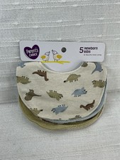 Paquete de 5 baberos para bebé recién nacido Parent Choice forro seco niños dinosaurio NUEVO Peto para bebé price