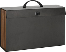 Caja Archivo Expandible A-Z 19 Bolsillos Tamaño Legal con Cierre Negro Archivo Caja price