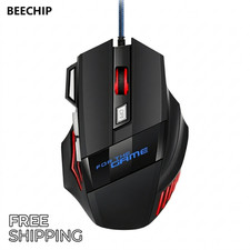 Ratón para juegos RGB con cable USB 7D óptico 5500 DPI LED retroiluminado ergonómico PC portátil Gaming Mouse price