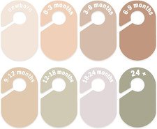 Divisor de armario para bebé, organizador de armario para bebé, diseño de doble cara, decoración de guardería Habitación de bebé armario price