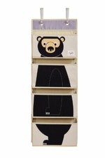 Organizador de pared 3 brotes - Oso - Almacenamiento infantil Habitación de bebé armario price