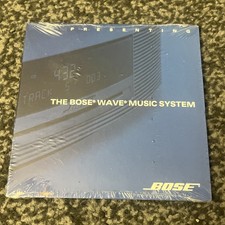 THE BOSE WAVE MUSIC SYSTEM  3 Track Demonstration CD 2009  SEALED NEW - UK Música Sistema price