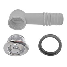 Cabezal de desbordamiento de fregadero diseño compacto conector redondo para fregaderos de acero inoxidable Sinks price