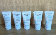 Lote X5 Aveeno Baby Healthy Start bálsamo recién nacido humedad diaria tamaño de viaje (.5 oz) Cara Crema para bebé price
